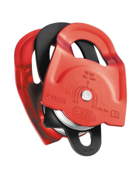 Poulie double RàB à flasques mobiles Prusik - TWIN - PETZL®