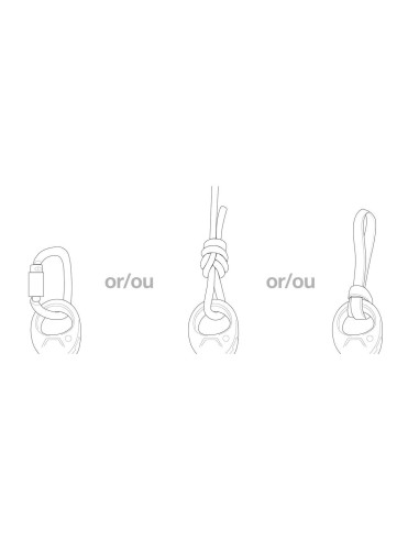 Poulie-bloqueur imperdable haut rendement avec émerillon - PRO TRAXION - PETZL®