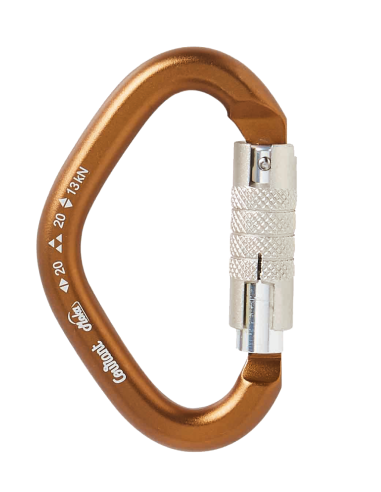 Mousqueton alu demi-rond triple action - MOKA - COURANT®