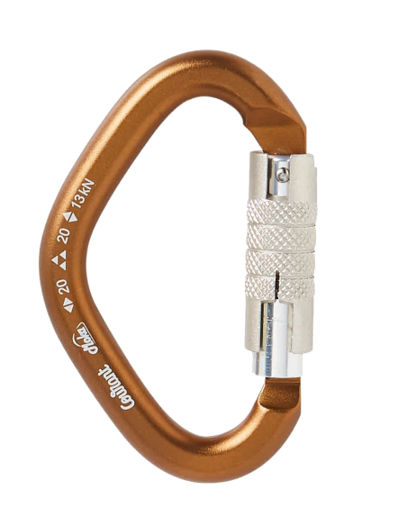 Mousqueton alu demi-rond triple action - MOKA - COURANT®