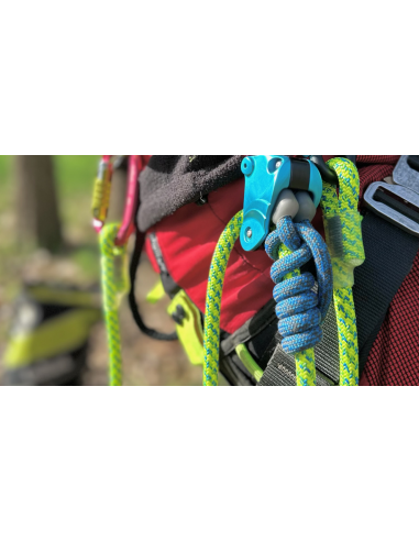 Longe de maintien au travail réglable (prusik, poulie, mousqueton et snapo) - FLEXBEE 2024 - COURANT®