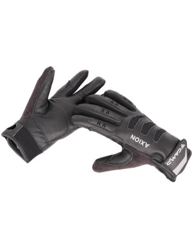Gants en cuir respirants mousquetonables - AXION BLACK - CAMP®