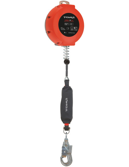 Antichute à rappel automatique snaphook acier, utilisation verticale & horizontale - COBRA - CAMP®