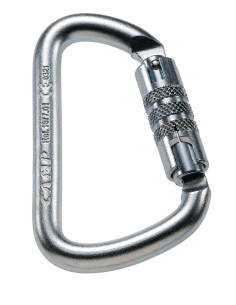 Mousqueton acier en D double action - D PRO 2LOCK - CAMP®