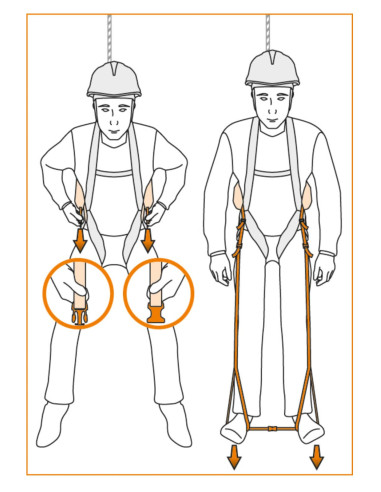 Etriers de secours anti-traumatique - HELPSTEP - CAMP®