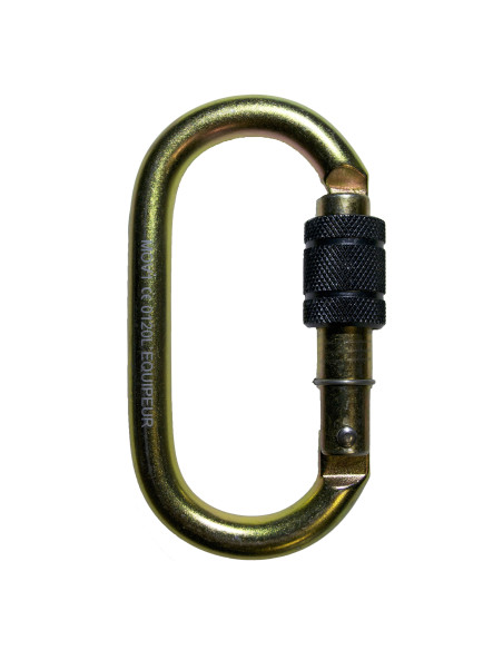 Mousqueton acier ovale à vis - LEO - L'EEKHOORN®