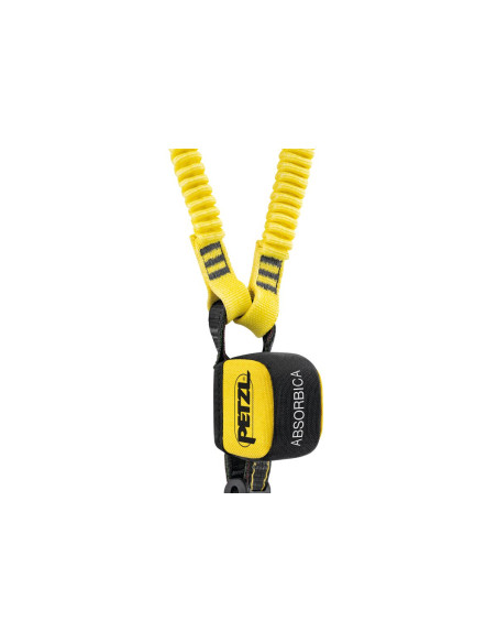 Longe double élastiquée 150 cm avec absorbeur - ABSORBICA-Y 150 - PETZL®