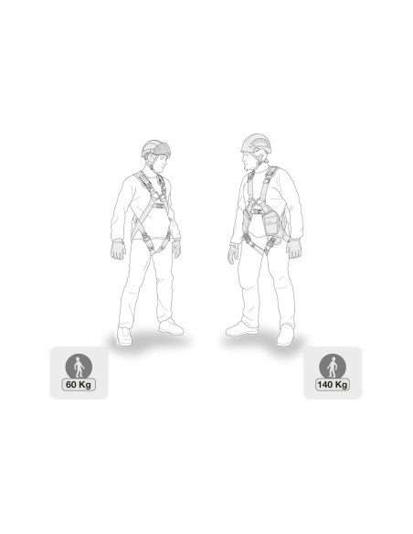 Longe double élastiquée 150 cm avec absorbeur - ABSORBICA-Y 150 - PETZL®