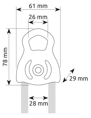 Poulie C.A.M.P. Tethys
