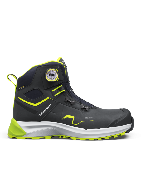 Chaussures de sécurité montantes SOLID GEAR Sonar Mid Green S3S SR HRO FO – BOA® Fit & CORDURA®