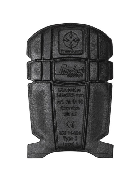 Genouillères SNICKERS Workwear 9110 – Protection des genoux EN 14404 Type 2 Niveau 1