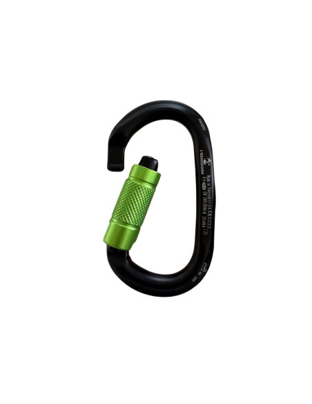 Mousqueton L’Eekhoorn Pillar Twonuts – Ovale aluminium à verrouillage double action