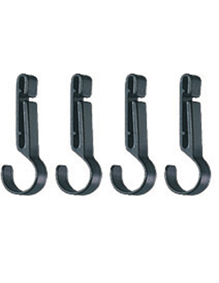 Crochet de fixation pour lampe sur casque à bord fin (pack de 4) - CROCHLAMP S - PETZL®