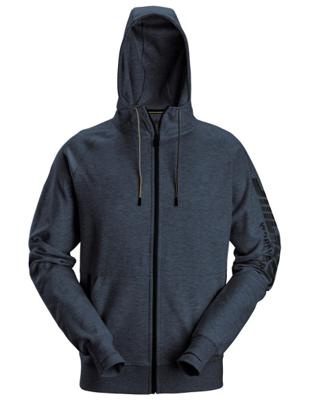 Sweat à capuche zippé SNICKERS Workwear 2895 – Confort & logo professionnel