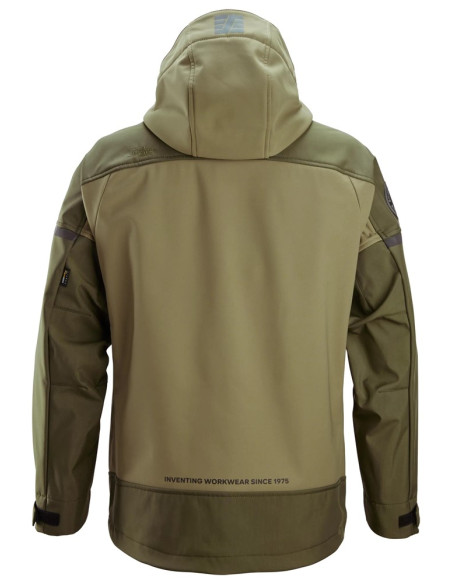 Veste Softshell à capuche SNICKERS Workwear 1226 AllroundWork – Stretch & coupe-vent