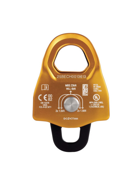 Poulie double RàB à flasques mobiles Prusik - MINDER S2 2026 - PETZL®