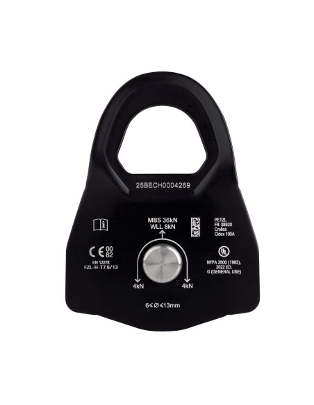 Poulie simple RàB à flasques mobiles Prusik - MINDER L1 2026 - PETZL®