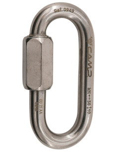 Maillon rapide ovale inox...