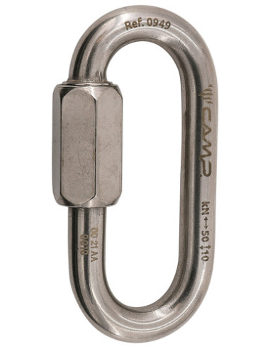 Maillon rapide ovale inox C.A.M.P. Ø10 mm
