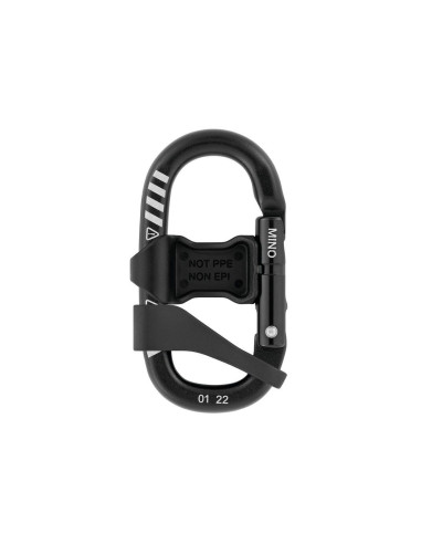 Mousqueton alu porte matériel AVEC accessoires, doigt droit, 4kN - MINO+ - PETZL®