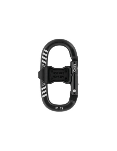 Mousqueton alu porte matériel AVEC accessoires, doigt droit, 4kN - MINO+ - PETZL®