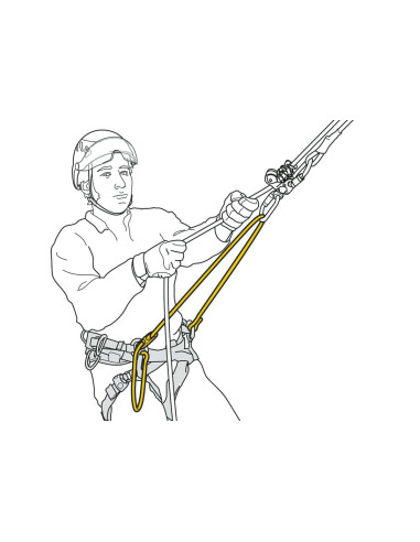 Pont d'attache réglable pour harnais SEQUOIA et SEQUOIA SRT - PETZL®