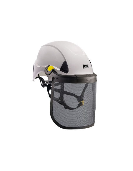 Visière de protection complète grillagée avec système EASYCLIP pour casques VERTEX et STRATO - VIZEN MESH - PETZL®