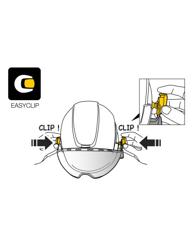 Visière de protection complète grillagée avec système EASYCLIP pour casques VERTEX et STRATO - VIZEN MESH - PETZL®