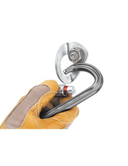 Amarrage composé de : plaquette en acier inoxydable + goujon + écrou (pack de 20) - COEUR BOLT STEEL - PETZL®