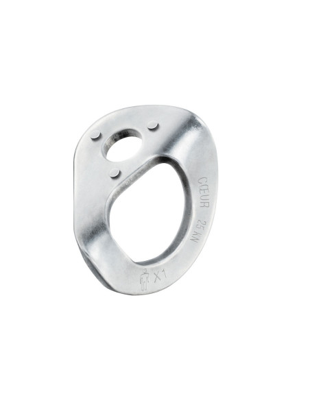 Plaquettes d'ancrage + goujon COEUR BOLT STEEL (boîte de 20) - PETZL®