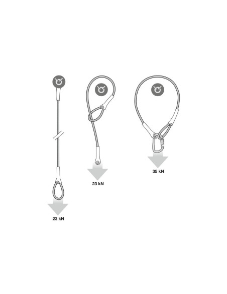 Élingue d'amarrage en câble - WIRE STROP - PETZL®