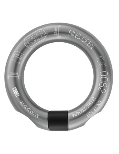 Anneau de connexion ouvrable alu multidirectionnel - RING OPEN G - PETZL®
