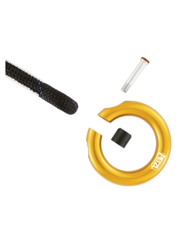 Anneau de connexion ouvrable alu multidirectionnel EN362 - RING OPEN - PETZL®