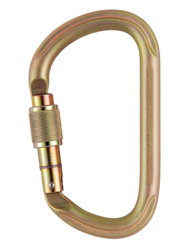 Mousqueton acier en D à vis - VULCAN SCREW-LOCK - PETZL®