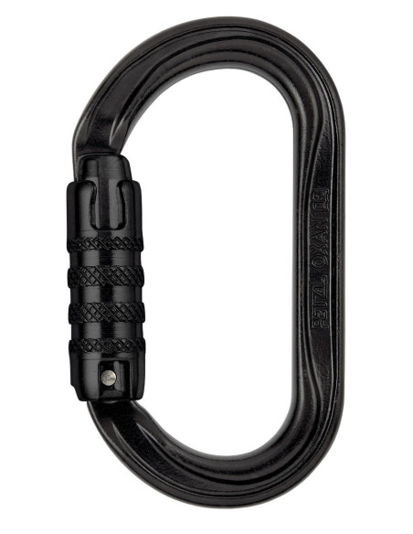 Mousqueton acier ovale triple action version INT - OXAN - PETZL®