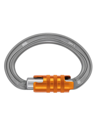 Mousqueton alu demi-rond triple action - OMNI TRIACT-LOCK 2025 - PETZL®