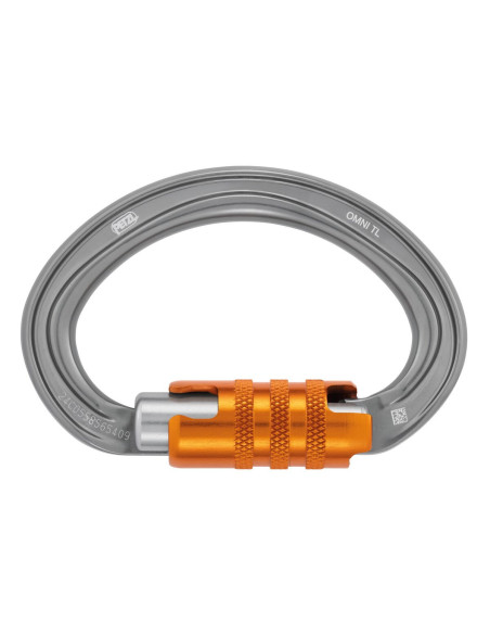 Mousqueton alu demi-rond triple action - OMNI TRIACT-LOCK 2025 - PETZL®