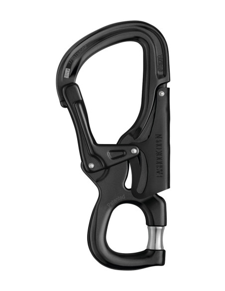 Mousqueton alu double action snaphook avec point de connexion ouvrable - EASHOOK OPEN - PETZL®