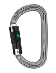 Mousqueton alu en D - AM'D BALL-LOCK - PETZL®