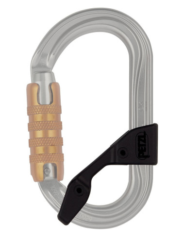 Mousqueton alu ovale triple action - OK TRIACT LOCK - PETZL®