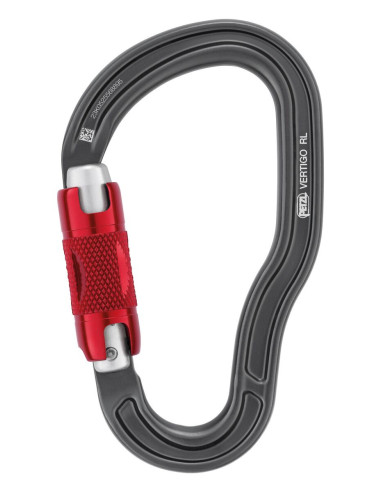 Mousqueton alu à grande ouverture double action - VERTIGO TWIST LOCK 2025 - PETZL®