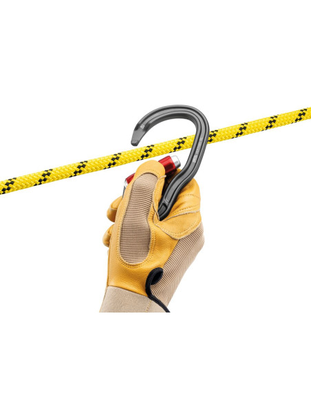 Mousqueton alu à grande ouverture double action - VERTIGO TWIST LOCK 2025 - PETZL®