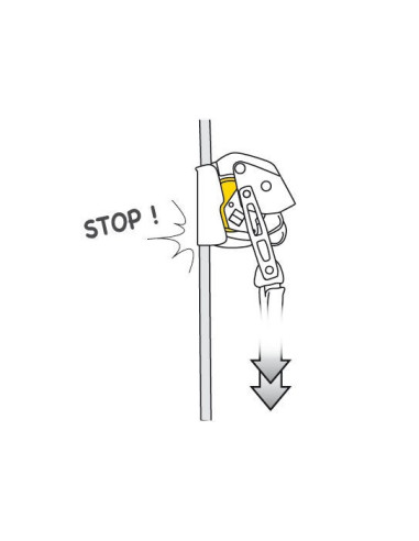 Antichute mobile sur corde (ø10mm et +) avec fonction de blocage - ASAP LOCK - PETZL®