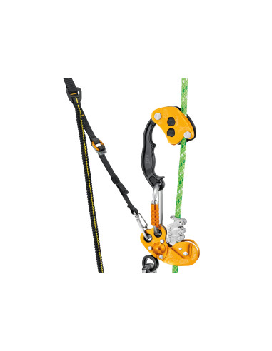 Système de bloqueur au genou avec mousqueton - KNEE ASCENT CLIP - PETZL®