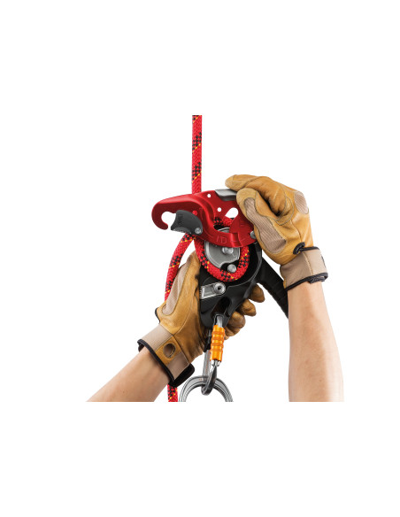 Descendeur auto-freinant avec fonction anti-panique pour les secours - I’D L - PETZL®