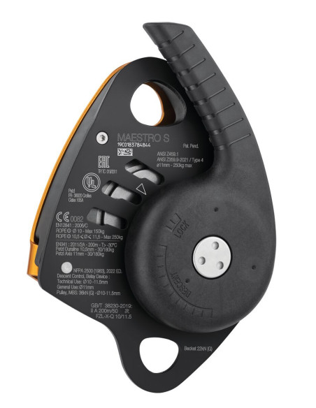 Descendeur avec poulie-bloqueur intégrée - MAESTRO S 2025 - PETZL®