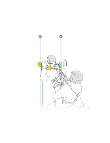 Absorbeur d’énergie pour ASAP ou ASAP LOCK (secours 250kg max) - ASAP'SORBER AXESS - PETZL® (Longueur: 40 cm)