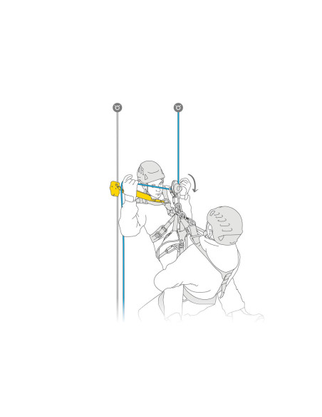 Absorbeur d’énergie pour ASAP ou ASAP LOCK (secours 250kg max) - ASAP'SORBER AXESS - PETZL® (Longueur: 40 cm)