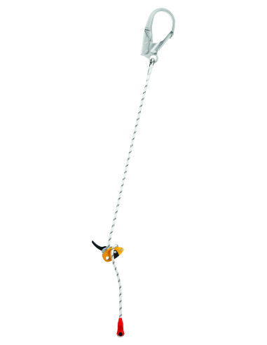Longe de maintien au travail réglable avec poignée et MGO alu - GRILLON MGO - PETZL®