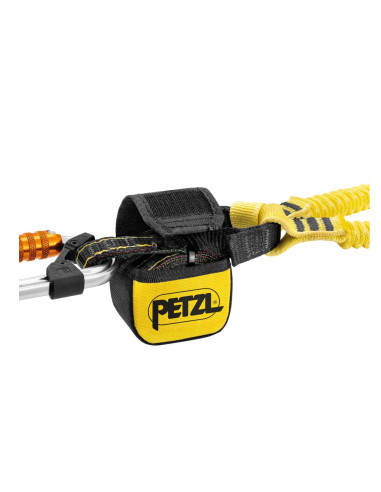Longe double 80 cm avec absorbeur, mousqueton OK TRIACT LOCK et MGO alu - ABSORBICA-Y MGO - PETZL®